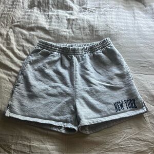 Brandy Gray Women's Shorts with New York Print